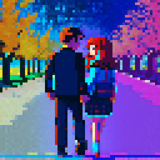 stylized pixel art image