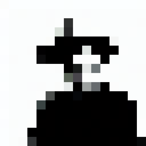 Plain white background
