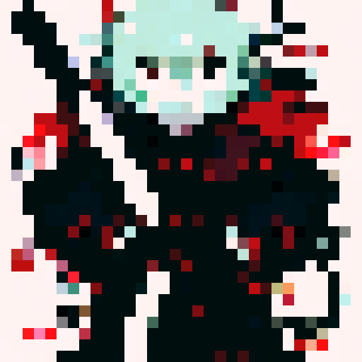 Demon slayer with sword