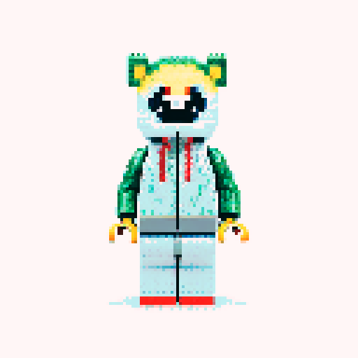 hoody pixel lego 