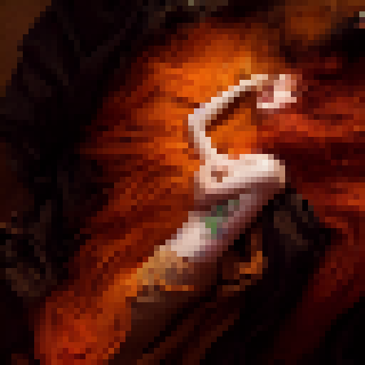 "Fiery-haired adventurer sprawled on a plush bed with a dragon-embroidered duvet, surrounded by magical weapons and spell books, ready to embark on a perilous quest in a whimsical world of mythical creatures."