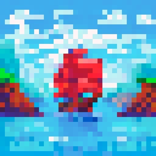 sailing ship top-down
