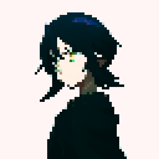 Rukia Kuchiki, black hair, high details