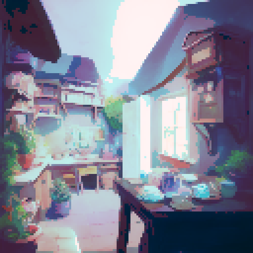 A person painting or drawing in their bedroom.