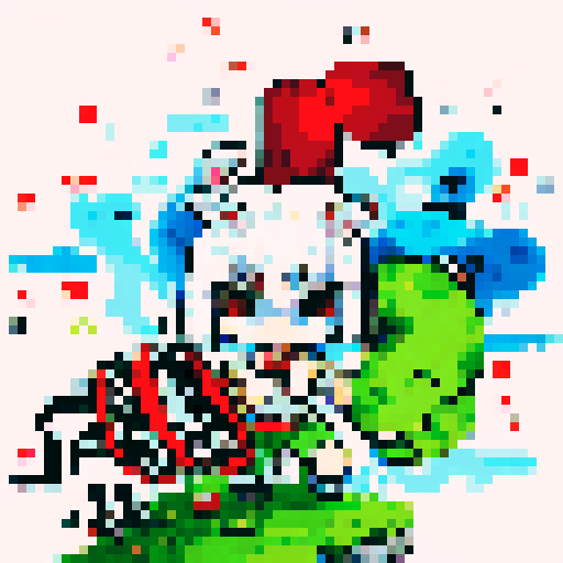 create black and white Pixel art of Kurupí, a short muscular mythical creature resembling a troll with untamed hair and a lasso-like appendage, wearing minimal natural clothing adorned with tribal markings, depicted in high contrast black and white with bold patterns inspired by Aboriginal Indigenous art murals in a 2D game featuring Guaraní themes