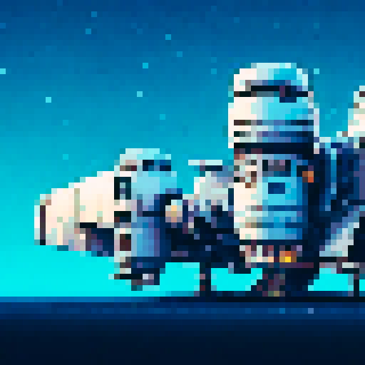 pixel art spaceship