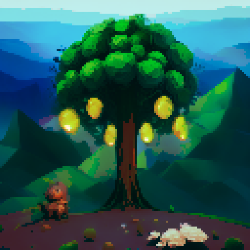 a seed growing into a tree, showing different stages of development from seed, sprout, sapling, ect.