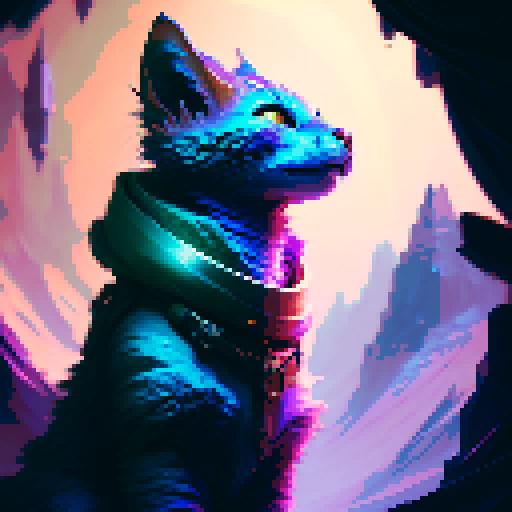 A land of different colored cats