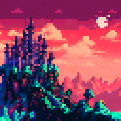 Gargoyles perched atop mossy stone walls, a full moon casting eerie shadows on the Gothic castle's turrets, a misty gray landscape stretching out before it
