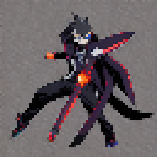 Sleek, modern, and edgy. 

        "A young man with a modern twist on the Grim Reaper, sporting a sleek, black suit and a futuristic scythe, surrounded by a neon-lit city skyline."