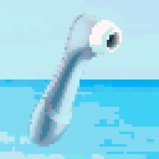 A sleek, ergonomic device in soft metallic blue, its curved form designed for precision and comfort. A smooth silicone tip, encircled by a contrasting white ring, hints at advanced technology and gentle functionality. Rendered in a clean, modern digital illustration, set against a serene gradient of cool blues,as a 32x32 pixel game icon, rendered with skillful pixel art in sRGB colors
