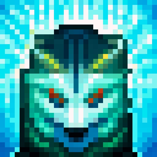 wolf avatar, portrait, glowing eyes, clear outline