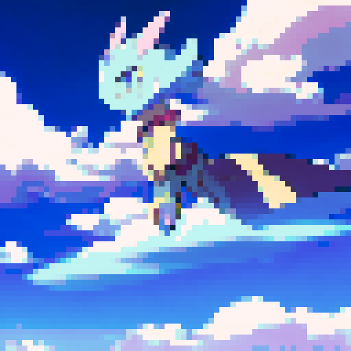 "Serene anime Aang stands tall with wind-whipped robes on misty mountain peak, gazing over swirling clouds, holding glider in right hand."