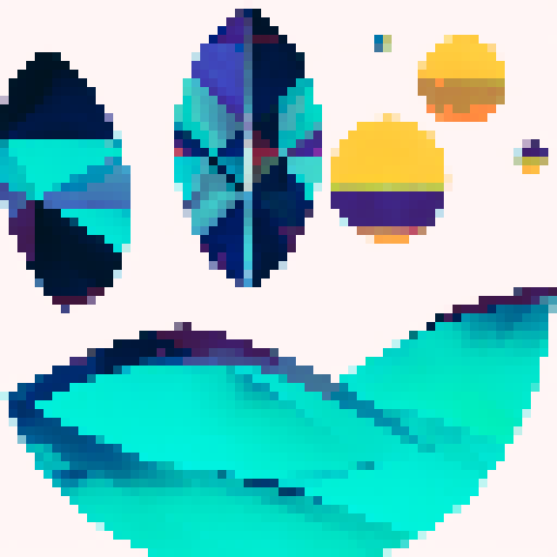 Bold, abstract, and geometric. Bright yellow triangles pierce through a sea of deep blue rectangles, creating a striking contrast and sense of movement.