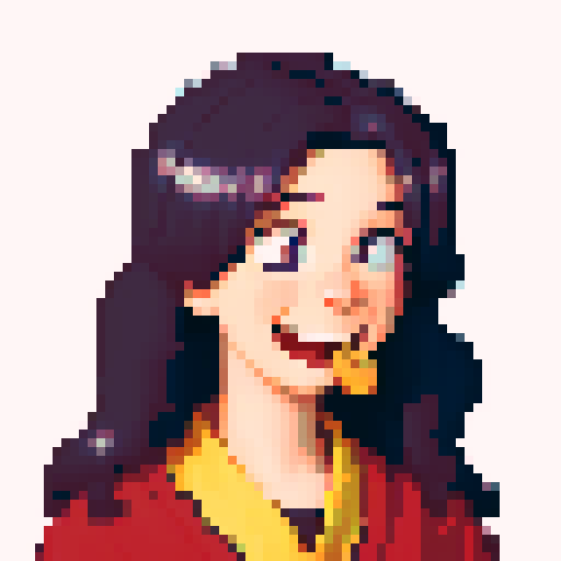 Using the provided 3/4 view reference image of the character, generate four variations:

One where the character is eating a cookie with a happy expression.
One where the character is looking through binoculars, showing focus and curiosity.
One where the character is looking at a phone, appearing interested or thoughtful.
One where the character is talking to a random person, with a conversational expression.
Ensure the character's appearance remains consistent with the reference image in all va