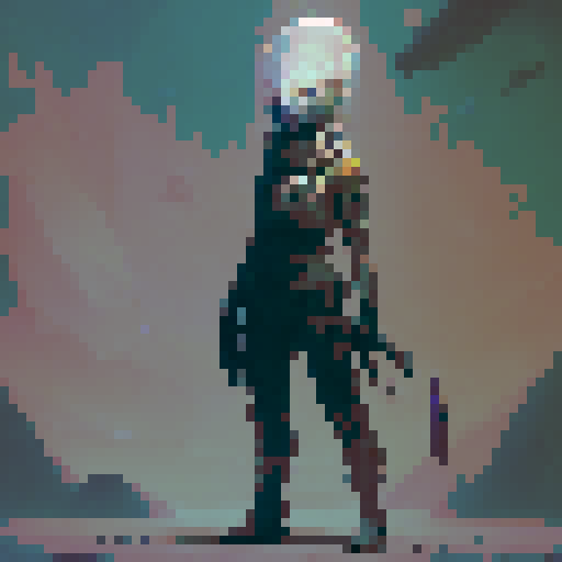 Static walking image derived from reference image