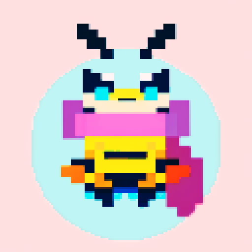 antropomorphic bee character