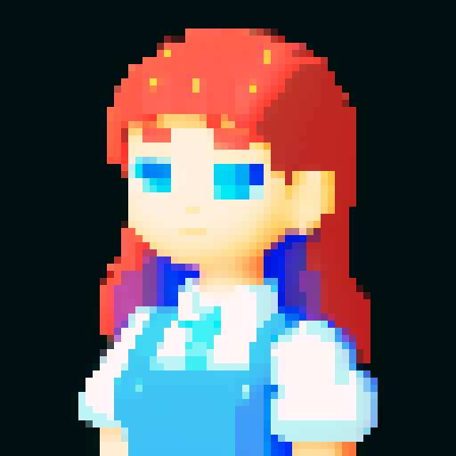 A young lovely girl; full figure picture; wearing light blue and white dress