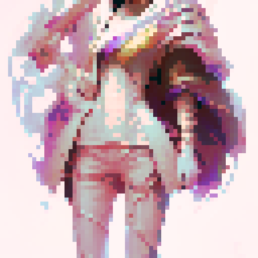 Chinese girl with long, flowing pink hair and a beautiful curvy body, adorned in pastel armor and wielding a magical sword in a fantasy RPG world