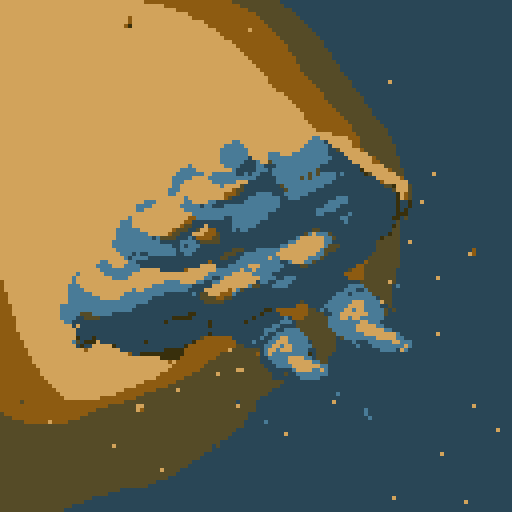 Space ship , topdown 