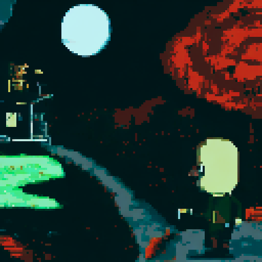 Square jaw protagonist in the bottom right with cigarette and shiny golden gun in left hand which is promenant, dark green top, brown trousers

generate a 1920x1080 image please