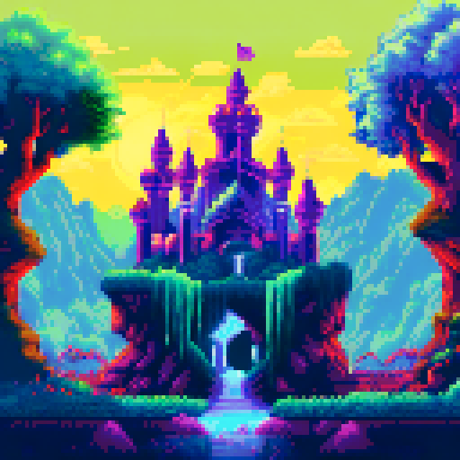 cozy forest castle