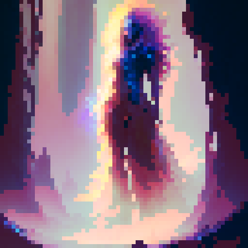 Slime, vibrant colors, shimmering textures, magical transformation, ethereal glow, anime eyes, elaborate armor, enchanted weapons, enchanted forest, mythical creatures