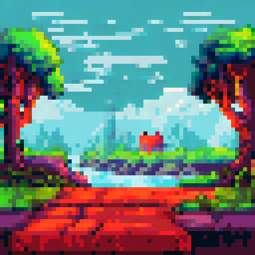 stormy night, modest cottage, no electricity, sRGB, pixel art, background, landscape