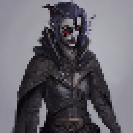 A half-elf rogue character standing in a dimly lit alley, wearing a dark cloak, leather armor, and boots with daggers strapped to her belt, holding a lockpick in one hand and a stolen gem in the other, a hint of a mischievous grin on her face, Artwork, pen, and ink on paper