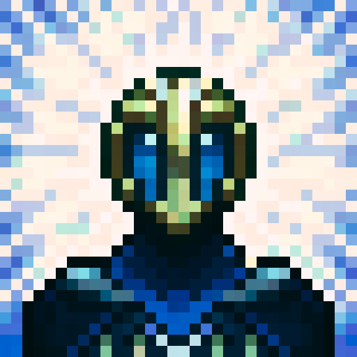 platinum armor, game icon, 32x32 pixel art, sRGB, skill art, close up, portrait