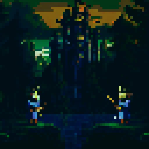 three men, king and his retinue, crown, light at the kind, dark place, king with sword, cant see eyes, eyes darken