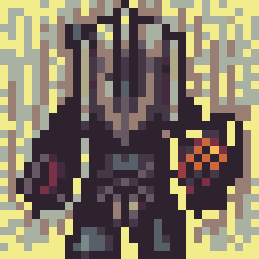 dark souls-like knight, brown-haired, no helmet, wielding a sword and shield, shield embossed with a golden "V", fantasy RPG