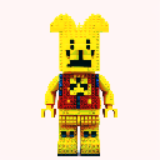 Sponge bob pixel lego 