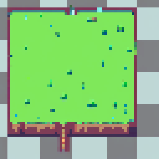 create a simple square 3d island i can use as an asset in my game