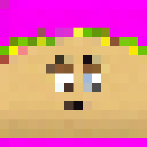 cartoon taco with big eyes, pink background, visible pupils, game icon, 16x16, pixel art, close up, portrait