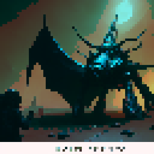 giant demon spider, dark fantasy rpg