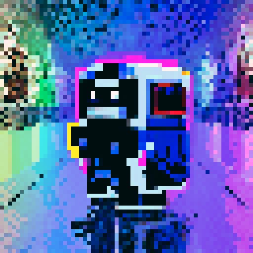 stylized pixel art image