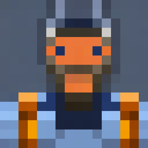 create a tiny eskimo person character that is holding different hunting weapons like a spear