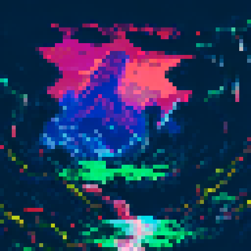 evil mage anime girl, dark and ominous lair, glowing green crystals, swirling mist, flickering candlelight, towering bookshelves filled with ancient tomes, ornate stained glass windows, shadows dancing on the walls, moonlight filtering through, arcane symbols etched on the floor, a hidden entrance behind a waterfall, a secret underground chamber, a landscape of jagged mountains and thunderous storm clouds in the distance