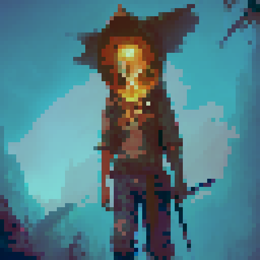 Ragged tunic, dirt-stained hands, and a wooden pitchfork in hand, the young medieval peasant stands in awe of the towering castle, surrounded by lush greenery and a mystical aura