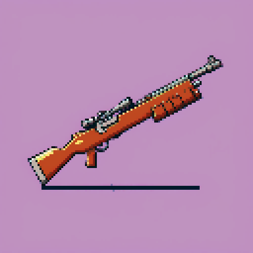 oak barrel in the shape of a rifle. on a solid color background so I can easily remove the background