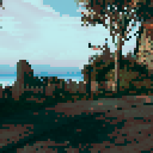 A quaint seaside village