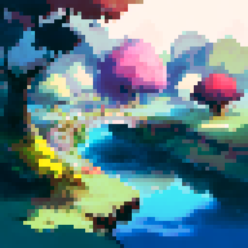 I want bluebird characters in all sceneries and landscapes of the world. They should be blue and have orange beaks and white eyes. They should be cute like the twitter bird.