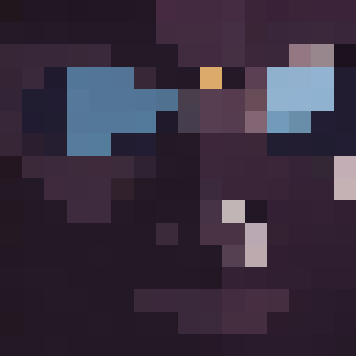 front on face zoomed in with glasses