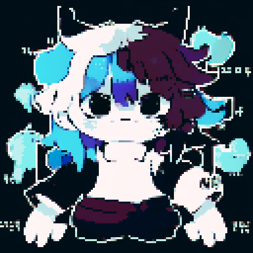 basilisk, blue and white color scheme, pixel art, sRGB