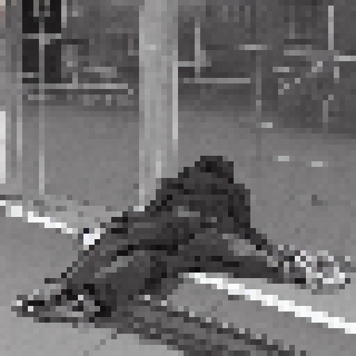 A digital painting of a homeless man, lying on a bench with his eyes closed, in an urban setting. The focus should be on his face, with the tiredness and sadness visible. In the background, a depiction of a dimly lit urban landscape, with hints of hope and despair. The prompt should include aspects of his struggle to survive and the harsh reality of the streets. --ar 4:5 --v 5 --chaos 10 --quality 2