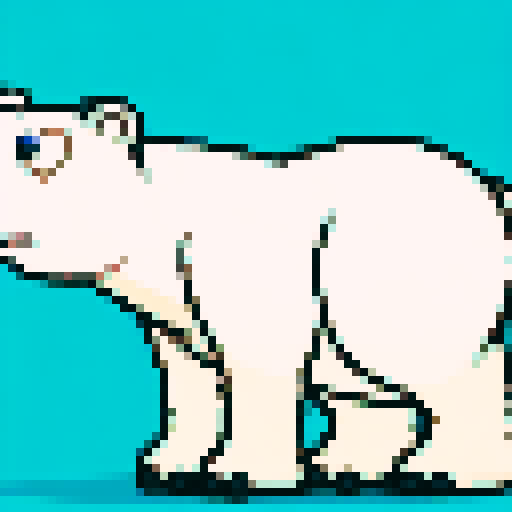 2d brown bear sprite for a video game