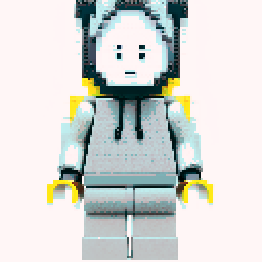 hoody pixel lego 