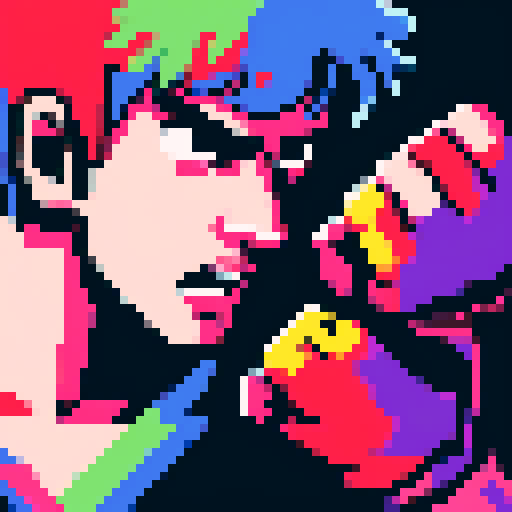 closeup of a person taking a punch to the face