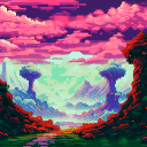 Fantasy realm, celtic culture, trees, grasslands, mysterious, foggy